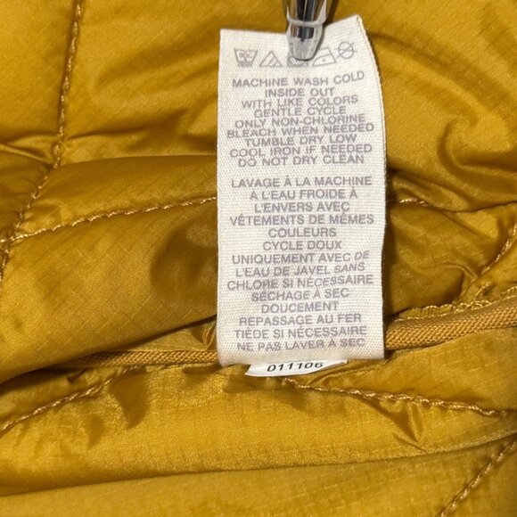 Fossil 54 Quilted Mustard Snap Vest – Size Small – Like New - Picture 13 of 14